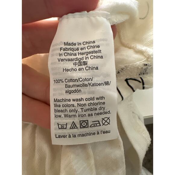 J.Crew Novelty Print Short Sleeve Tee Shirt Size Medium - Picture 5 of 5